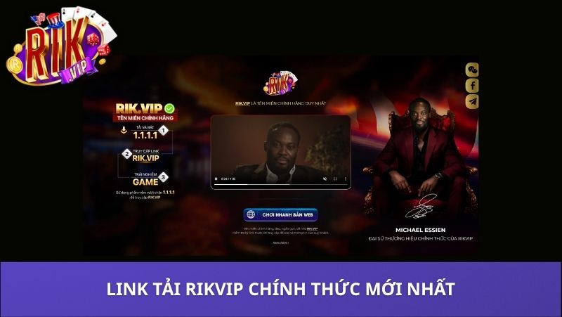 Tải Rikvip chính thức – Link tải Rik Vip APK, iOS an toàn 2026 3 Link tải Rikvip chính thức mới nhất